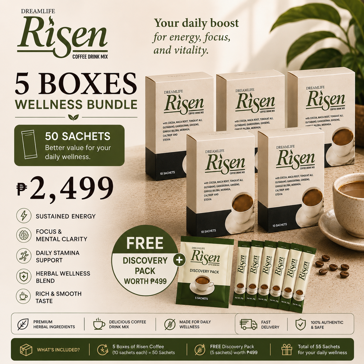 5 BOXES + 🎁 FREE Discovery Pack