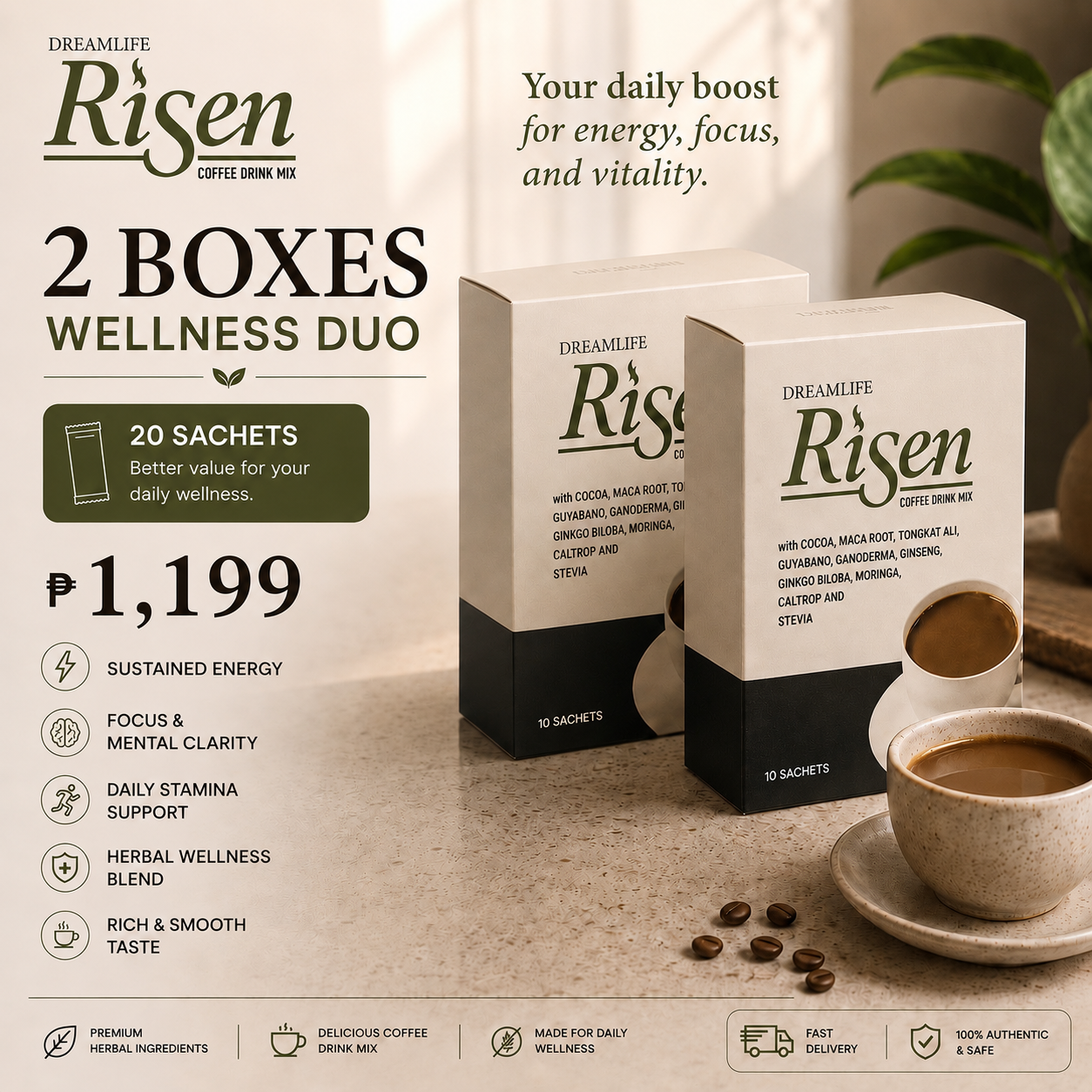 2 BOXES — WELLNESS DUO