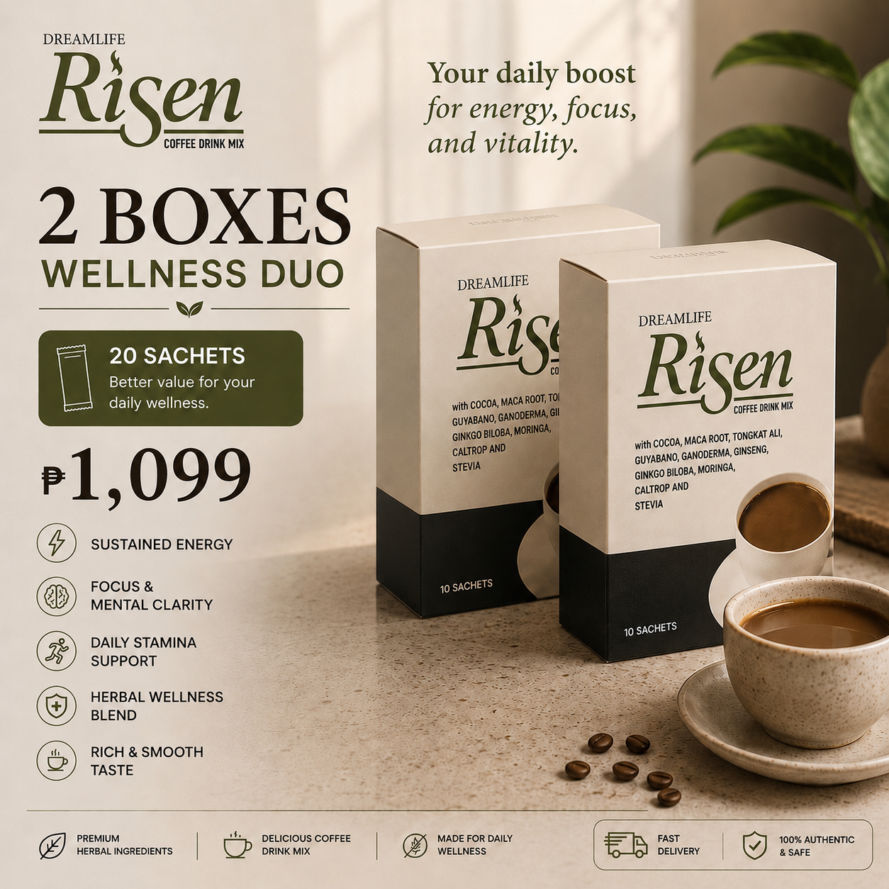 2 BOXES — WELLNESS DUO